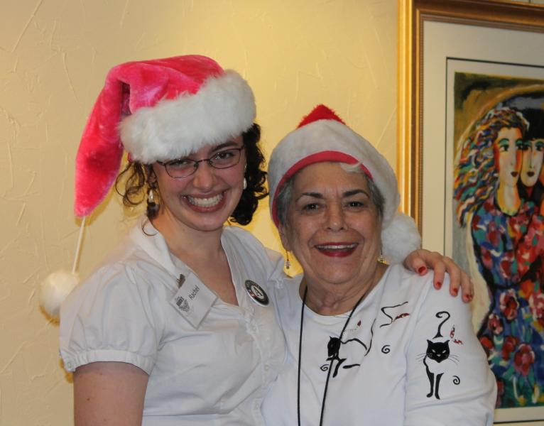 NFHC AmeriCorps member Rachel with Bobbi de Cordova-Hanks